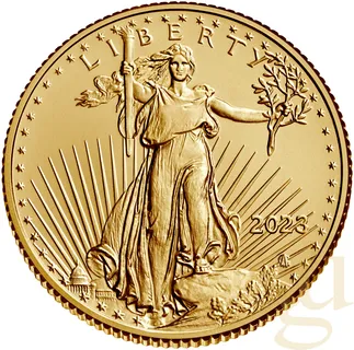 1/10 Unze Goldmünze American Eagle 2023