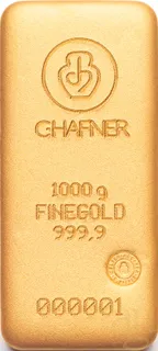 1.000 Gramm Goldbarren C. Hafner