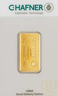 10 Gramm Goldbarren C. Hafner