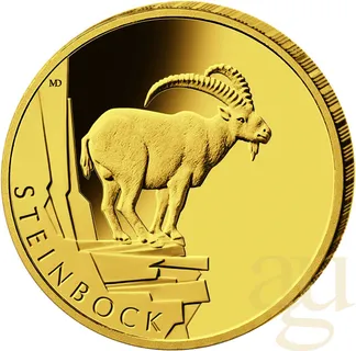 20 Euro Goldmünze Rückkehr der Wildtiere - Steinbock 2023 (D)