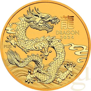 1/20 Unze Goldmünze Australien Lunar III Drache 2024