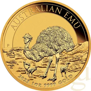 1 Unze Goldmünze Australien Emu 2023
