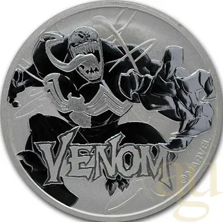 1 Unze Silbermünze Tuvalu - Venom 2020