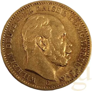 20 Mark Goldmünze Wilhelm I von Preußen 1874 (C)