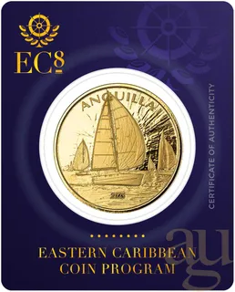 1 Unze Goldmünze EC8 Anguilla - Regatta 2023