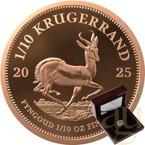 1/10 Unze Goldmünze Krügerrand 2025 - polierte Platte