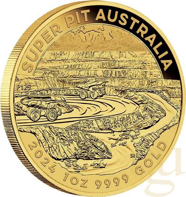 1 Unze Goldmünze Australien Super Pit 2024