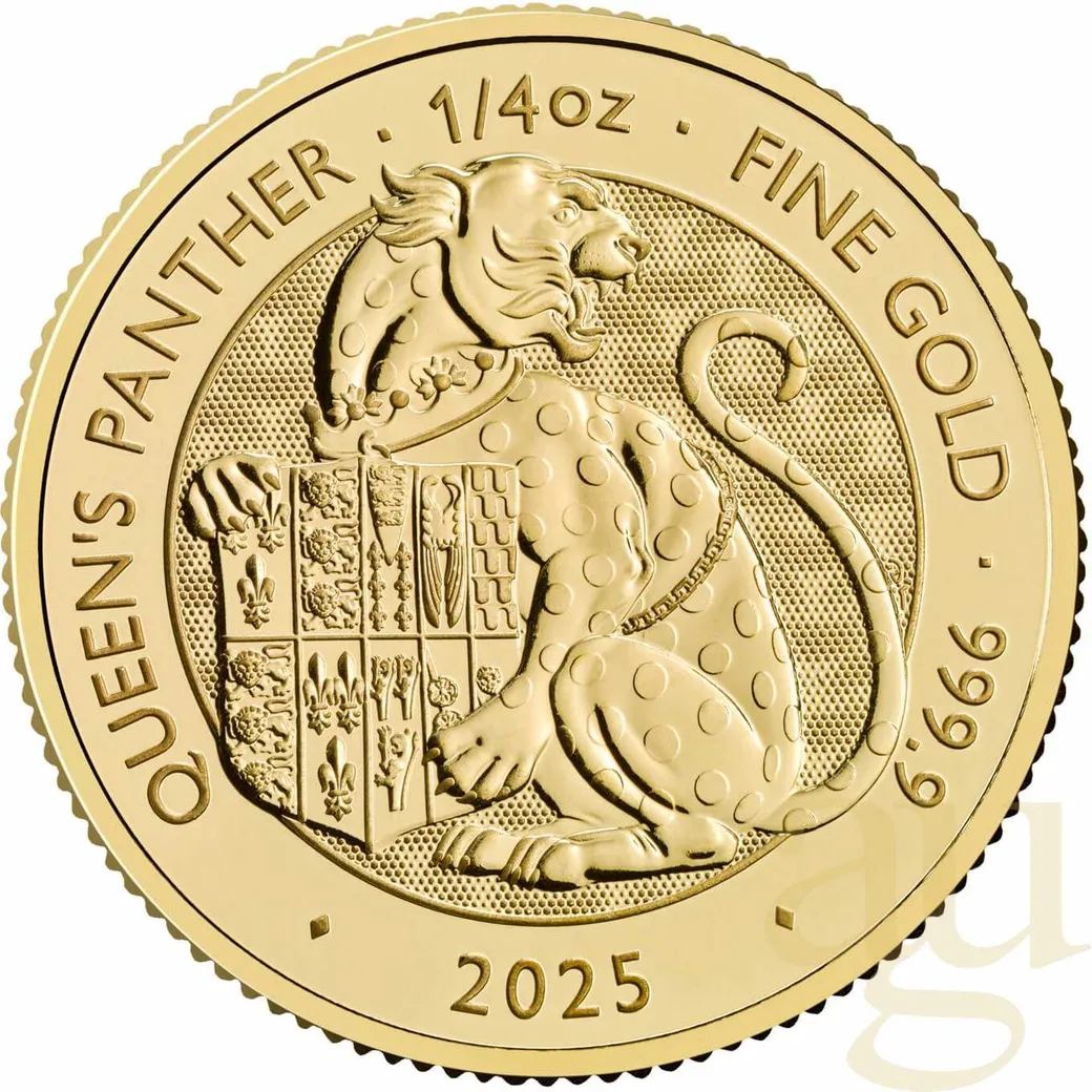 1/4 Unze Goldmünze Tudor Beasts Queen´s Panther 2025