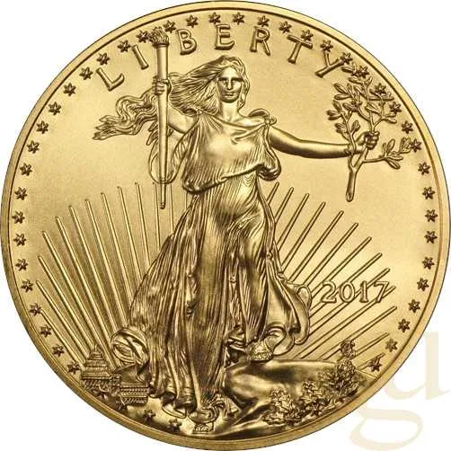 1 Unze Goldmünze American Eagle 2017