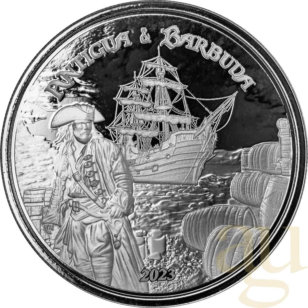 1 Unze Silbermünze EC8 Antigua & Barbuda - Rum Runner 2023