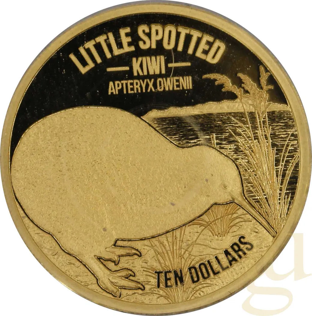 1/4 Unze Goldmünze Neuseeland Kiwi 2018 - polierte Platte