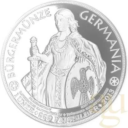 1 Unze Silber Bürgermünze Germania