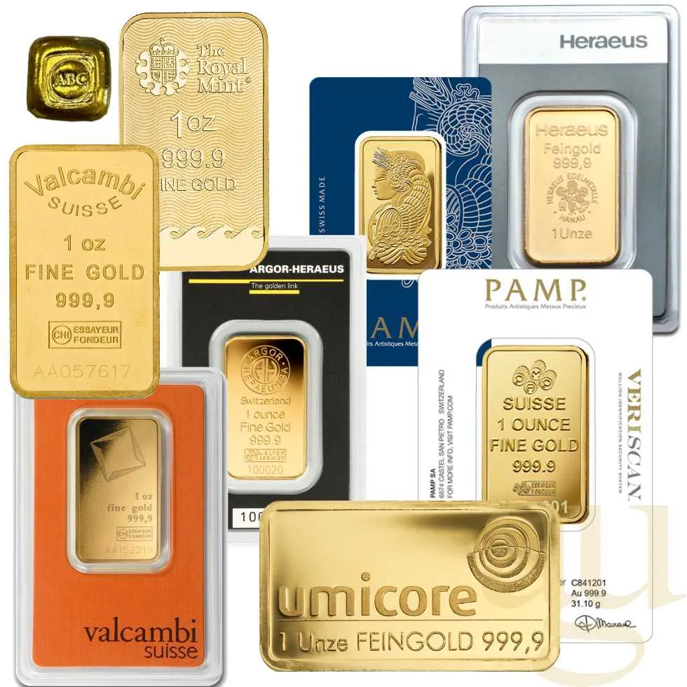 31,1 Gramm Goldbarren