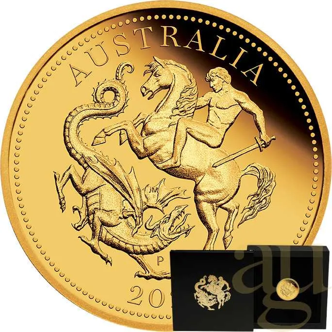 Australien Sovereign 2025 Goldmünze - polierte Platte