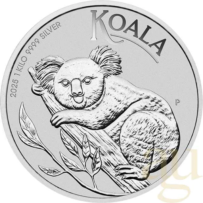 1 Kilogramm Silbermünze Australien Koala 2025