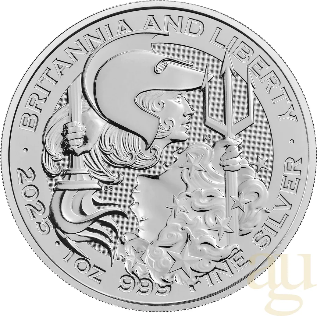 1 Unze Silbermünze Britannia and Liberty 2025
