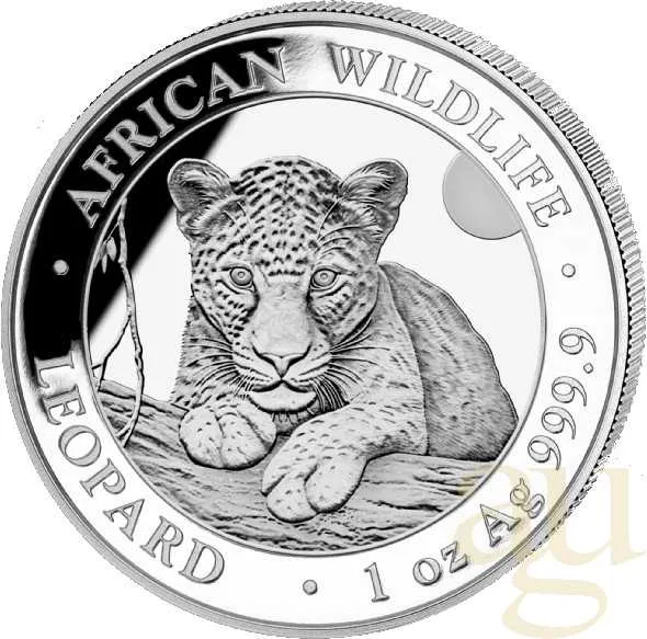 1 Unze Silbermünze Somalia African Wildlife Leopard 2025