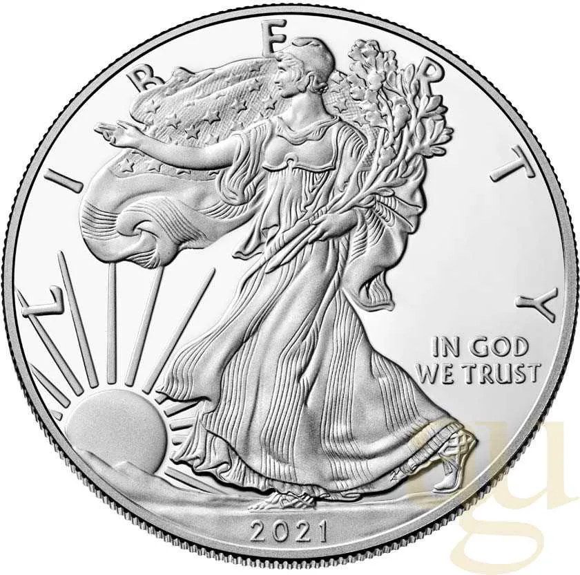 1 Unze Silbermünze American Eagle 2021