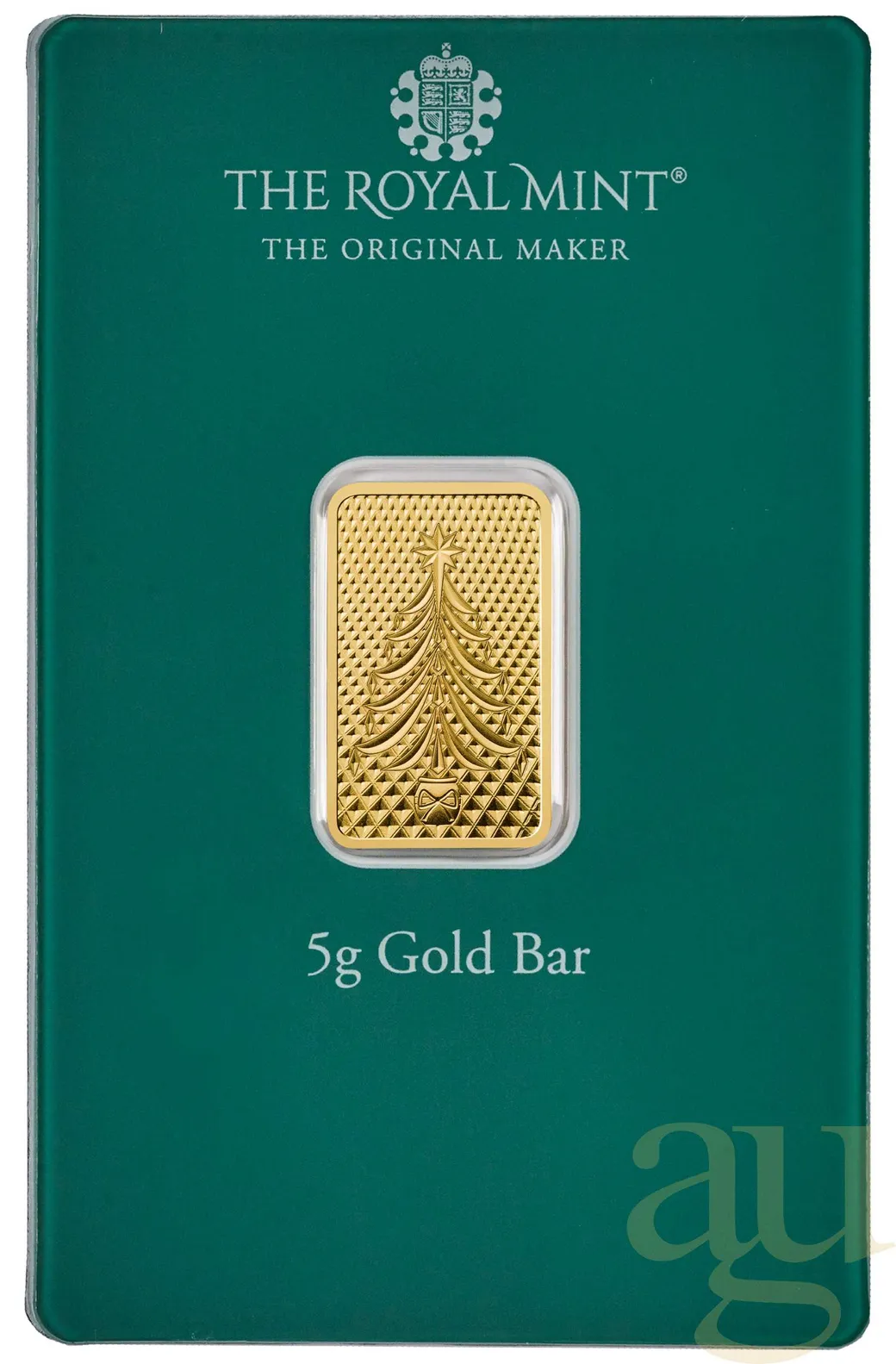 5 Gramm Goldbarren The Royal Mint - Christmas