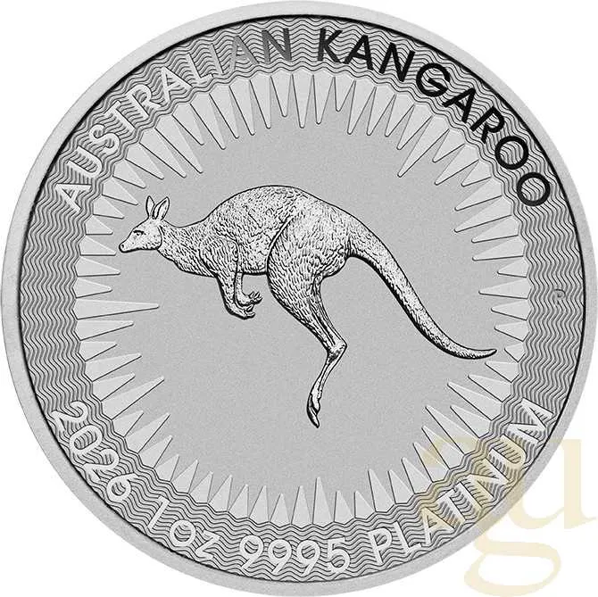 1 Unze Platinmünze Australien Känguru 2026
