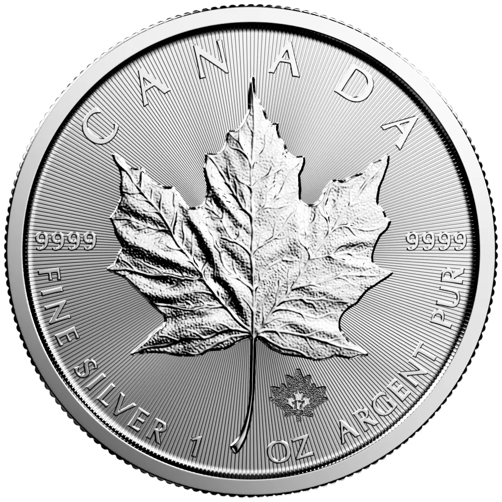 1 Unze Silbermünze Maple Leaf