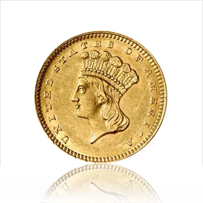 1$ Goldmünze Indian Princess Head