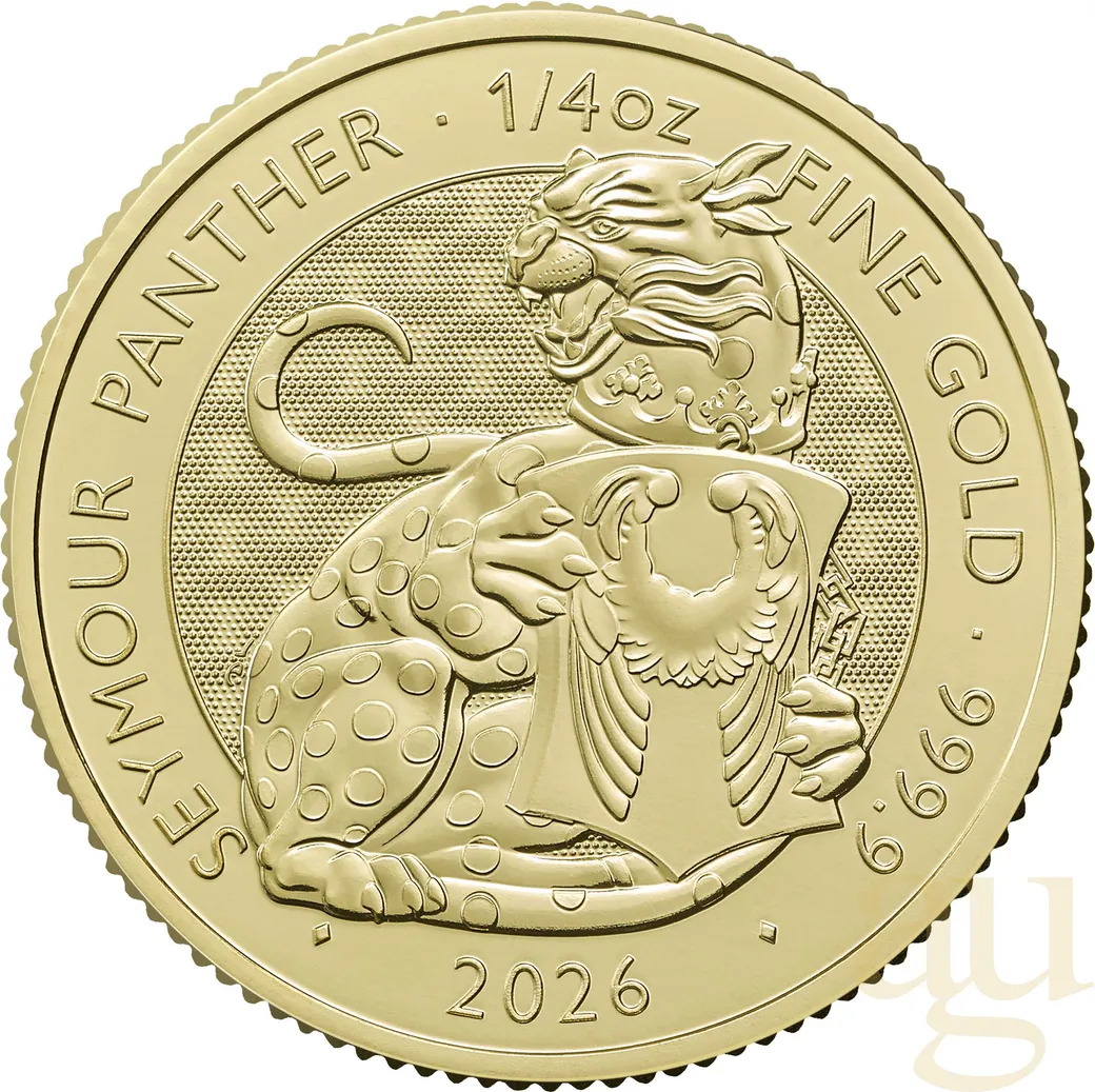 1/4 Unze Goldmünze Tudor Beasts Seymour Panther 2026