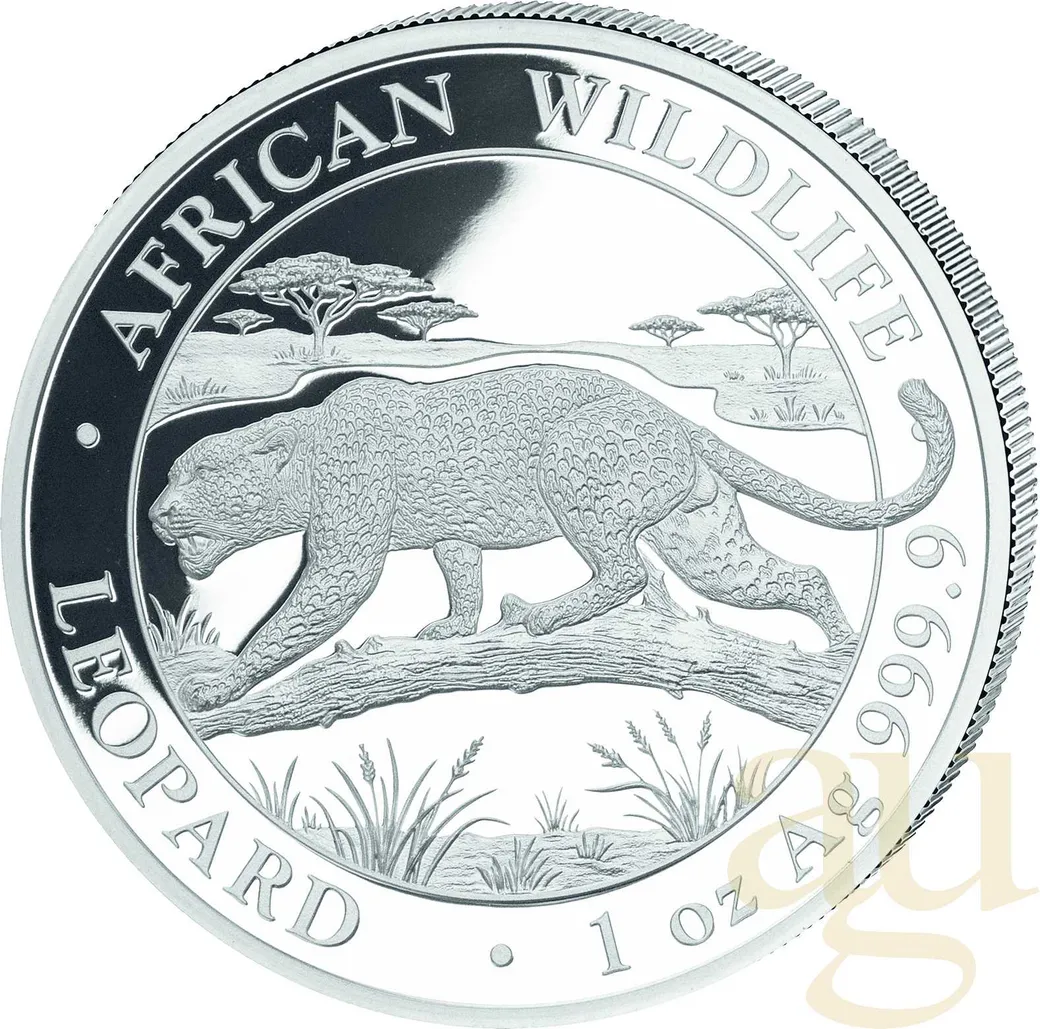 1 Unze Silbermünze Somalia African Wildlife Leopard 2026