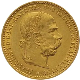 10 Kronen Österreich 1896 Originalstück