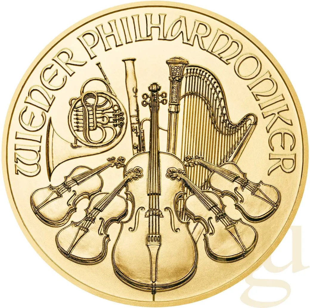 1/2 Unze Goldmünze Wiener Philharmoniker 2025