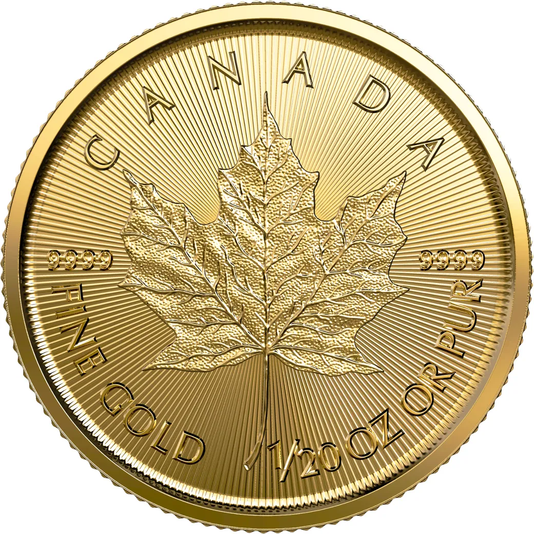 1/20 Unze Goldmünze Maple Leaf 2019