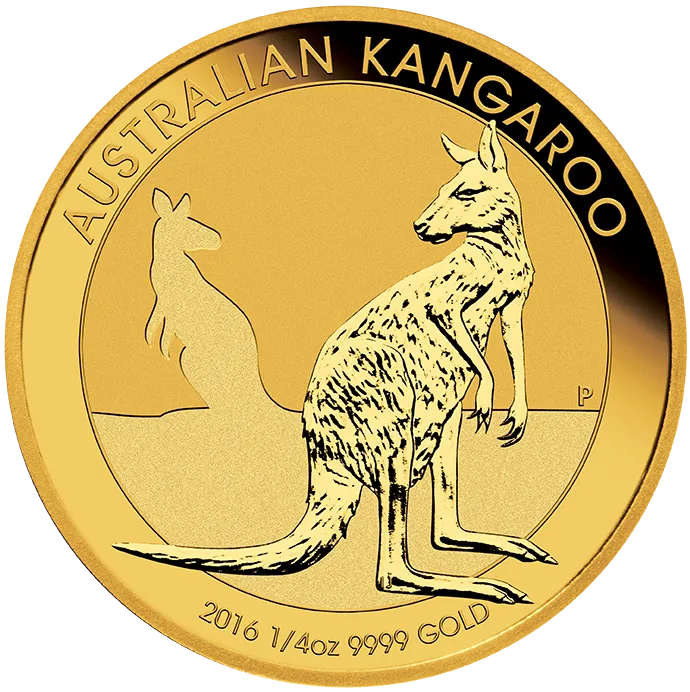 1/4 Unze Goldmünze Australien Känguru 2016