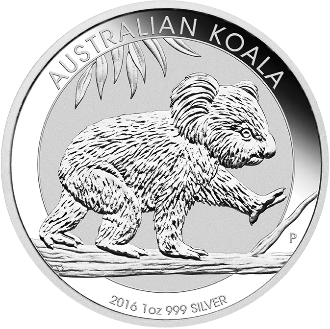 1 Unze Silbermünze Australien Koala 2016