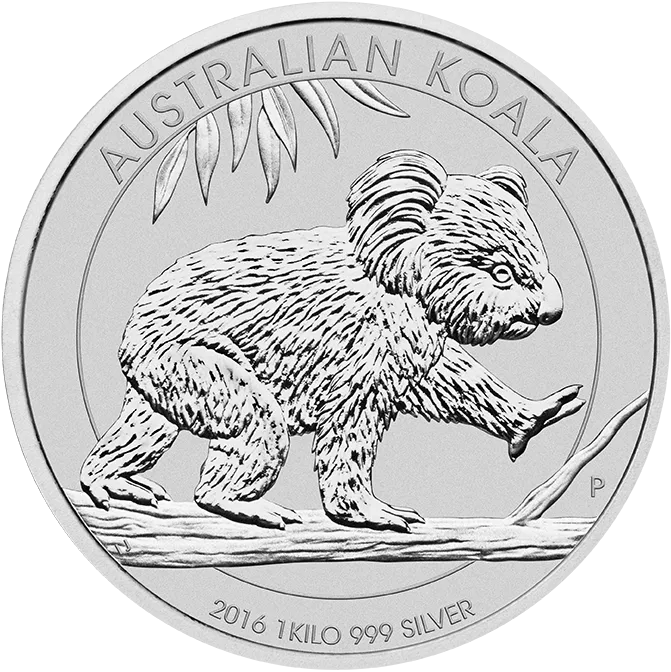 1 Kilogramm Silbermünze Australien Koala 2016