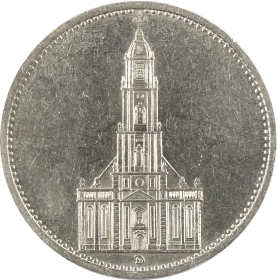 5 Reichsmark Silbermünze Garnisonkirche