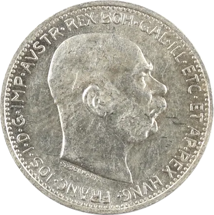 1 Krone Silbermünze Österreich - Ungarn