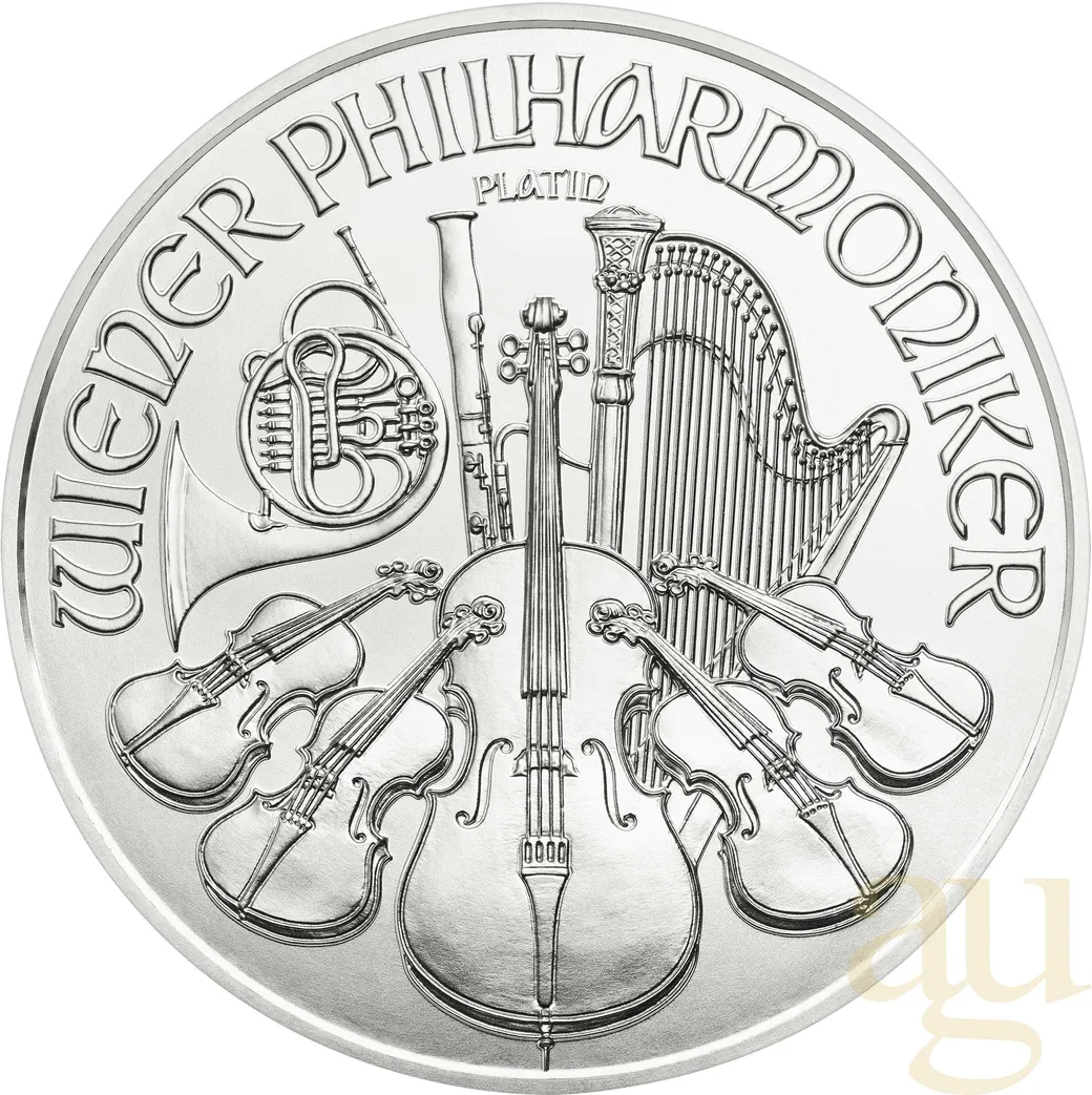 1 Unze Platinmünze Wiener Philharmoniker 2025