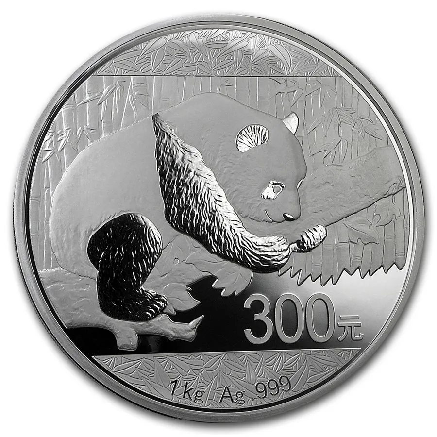 1 Kilogramm Silbermünze China Panda 2016 proof