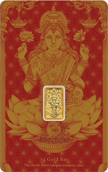 1 Gramm Goldbarren Perth Mint - Lakshmi