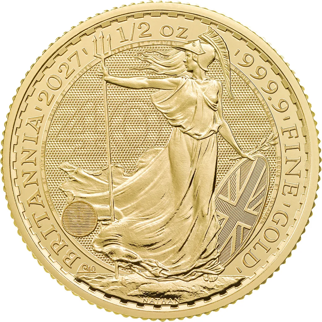1/2 Unze Goldmünze Britannia 2027