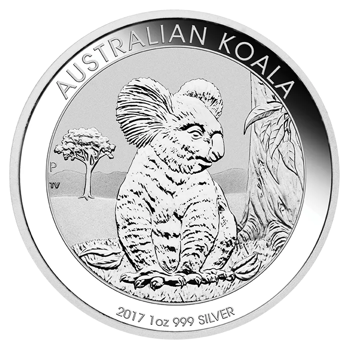 1 Unze Silbermünze Australien Koala 2017