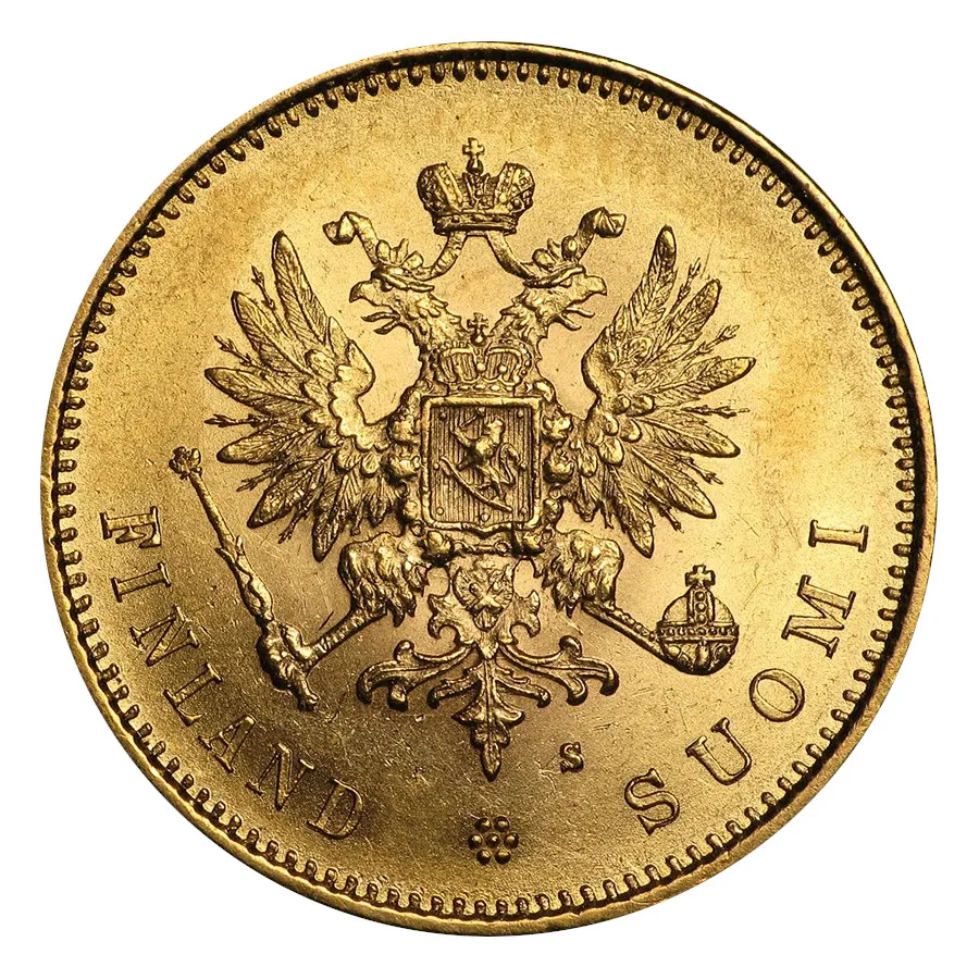 20 Markkaa Goldmünze Finnland