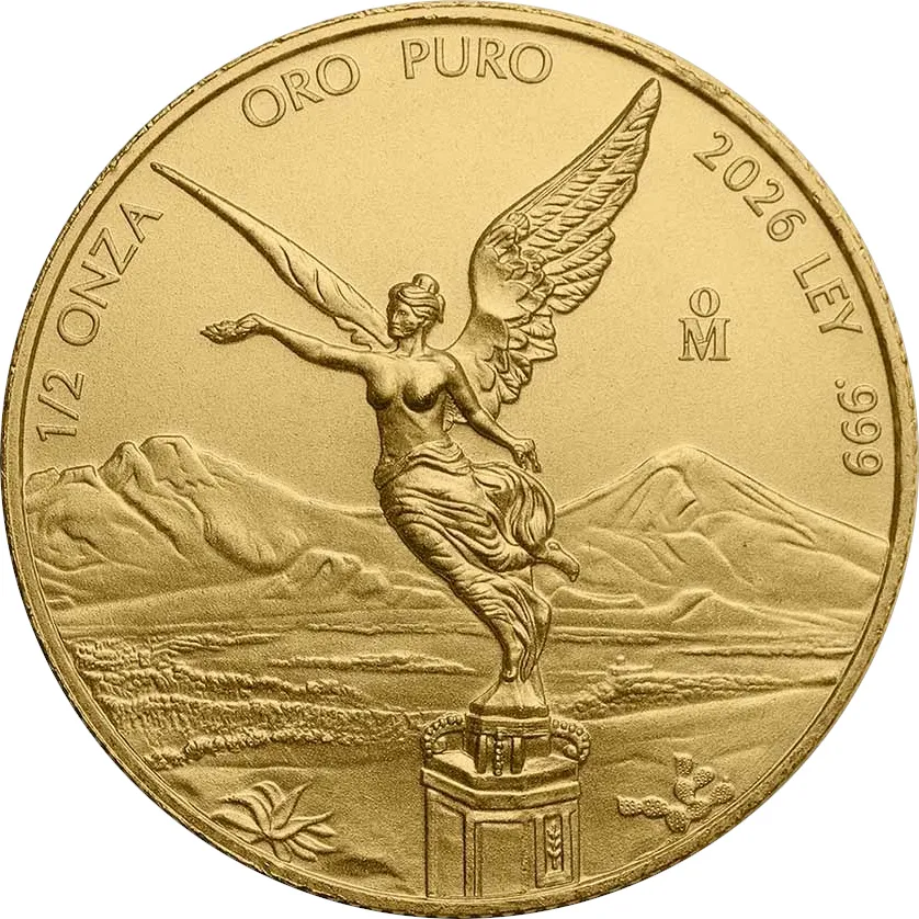 1/2 Unze Goldmünze Mexiko Libertad 2026