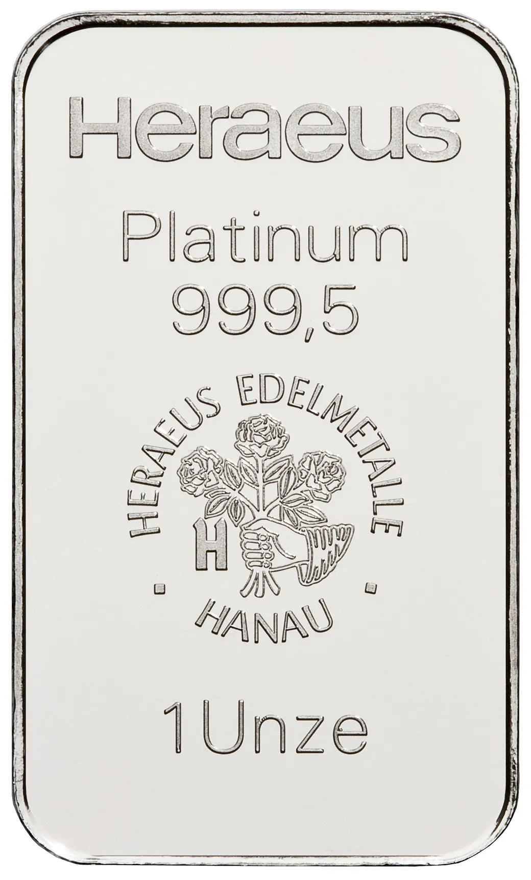 31,1 Gramm Platinbarren Heraeus
