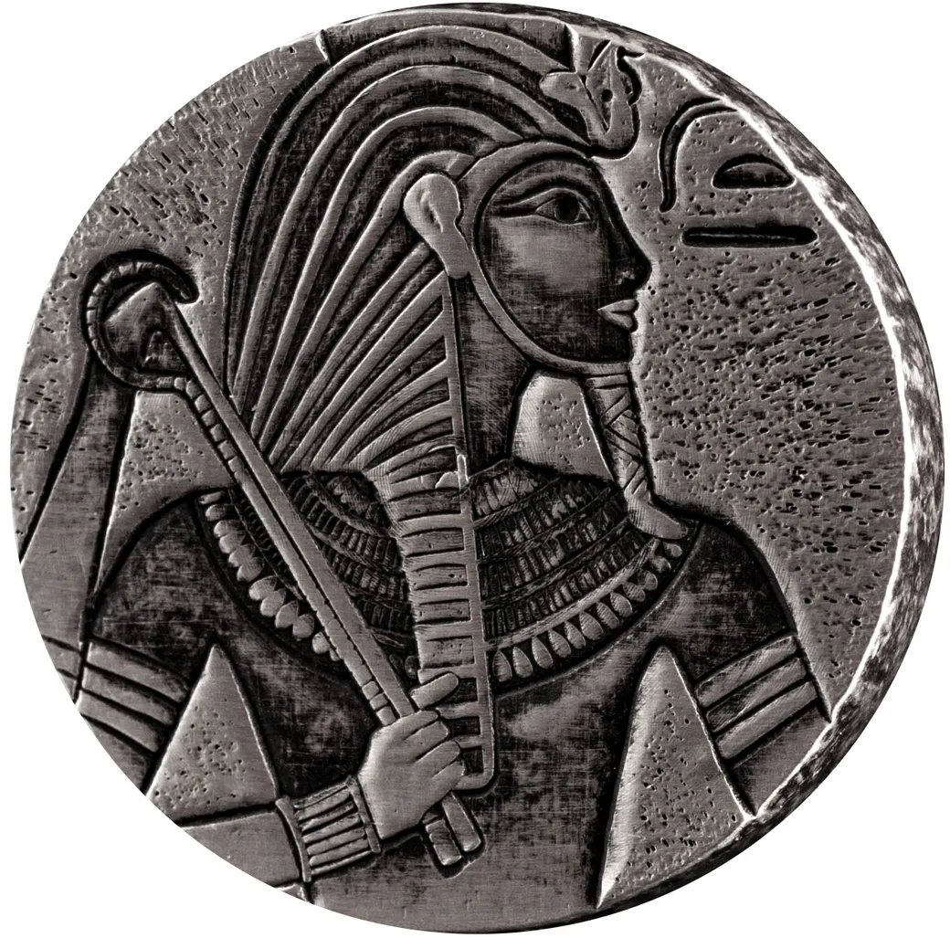 5 Unzen Silbermünze Republic of Tschad King Tut 2016