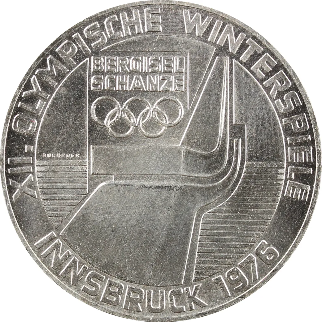 100 Schilling Silbermünze Republik Österreich 1974-1979