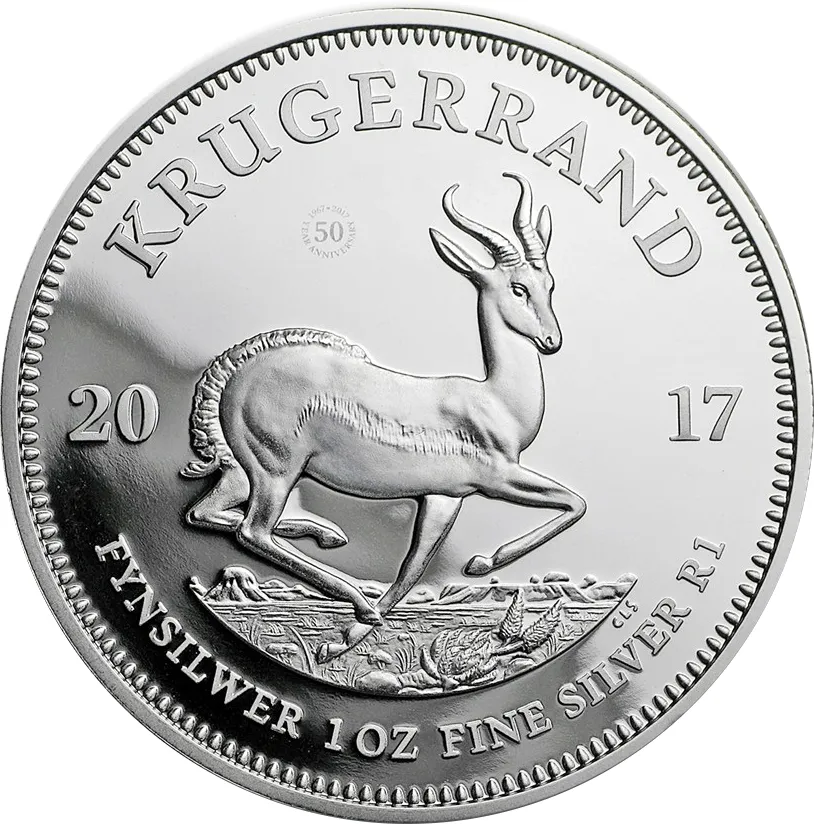 1 Unze Silbermünze Krügerrand 2017