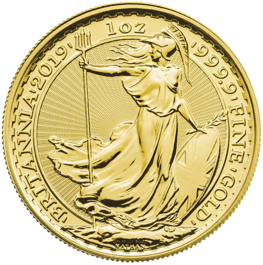 1 Unze Goldmünze Britannia 2019