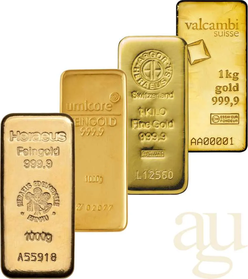 1.000 Gramm Goldbarren