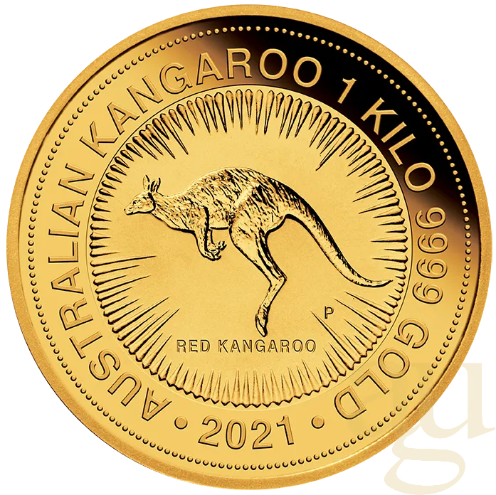 1 Kilogramm Goldmünze Australien Känguru 2021